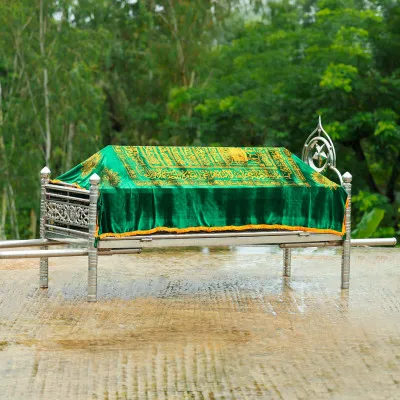 খাটিয়া গিলাফ  সী গ্রীন (কালেমাখচিত)